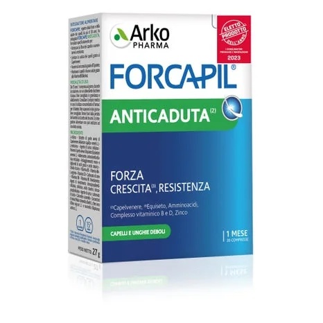 FORCAPIL Forcapil contra queda de cabelo 30 comprimidos Suplemento alimentar contra queda de cabelo