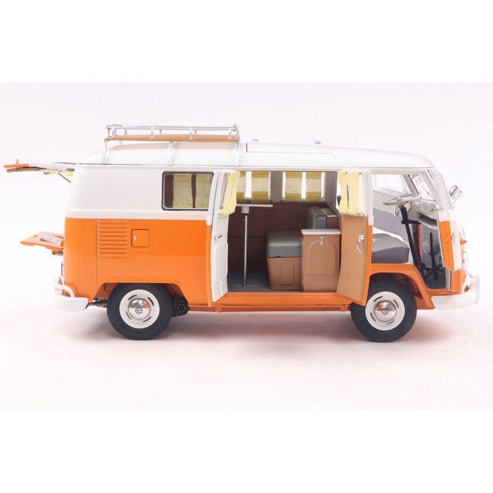 SCHUCO 450060600 - Volkswagen T1 Camper Bus (1/18) (Opening Parts)