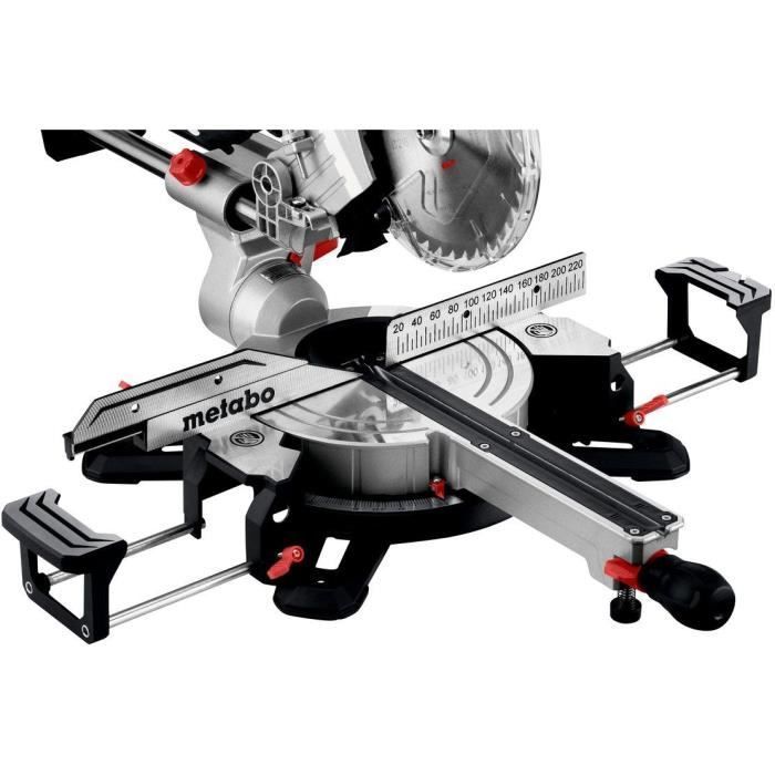 Troncatrice radiale METABO KGS 254 M - 1500 W - 254 mm - Linea di taglio di precisione a LED