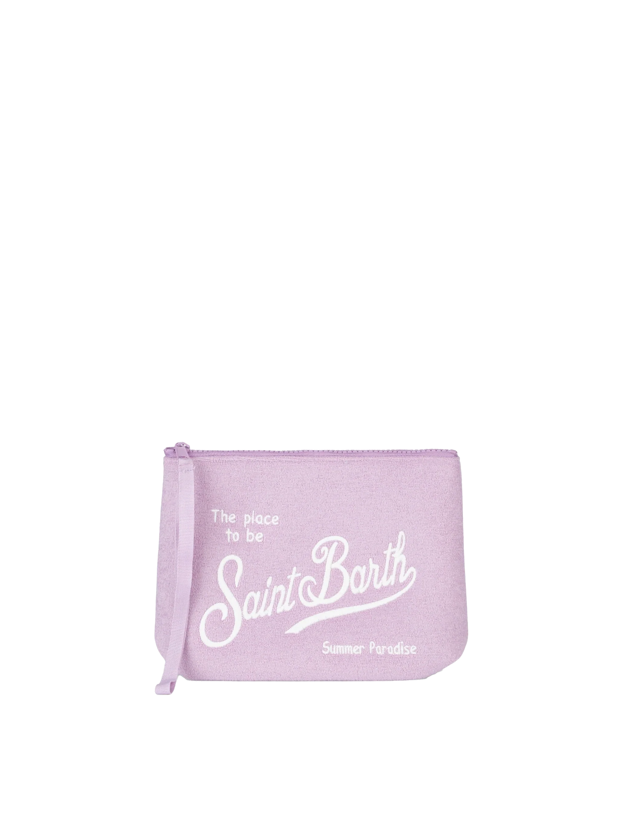 Pochette Aline in spugna lilla