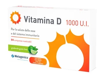 METAGENICS VITAMINE D Vitamine D 1000 IE 84 tabletten Voedingssupplement met vitamine D