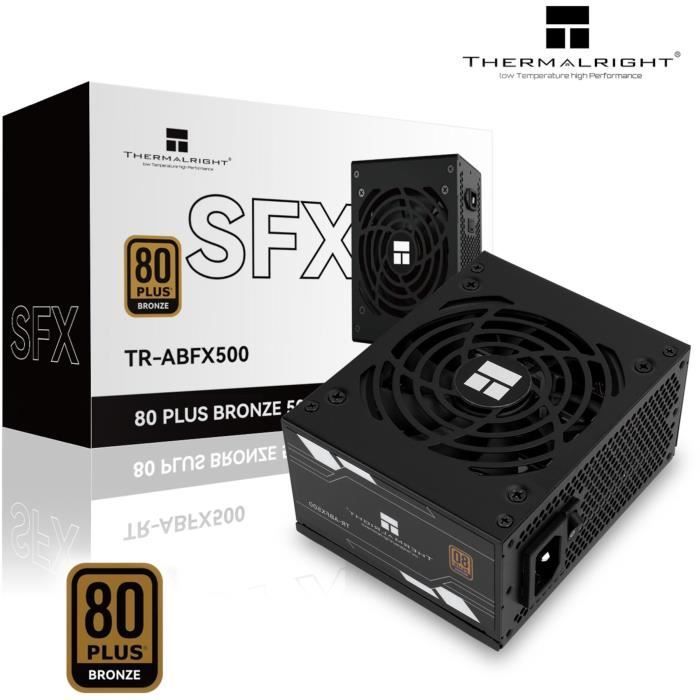 Non-modular PC power supply - THERMALRIGHT ABFX 500 - 80+ Bronze - Black