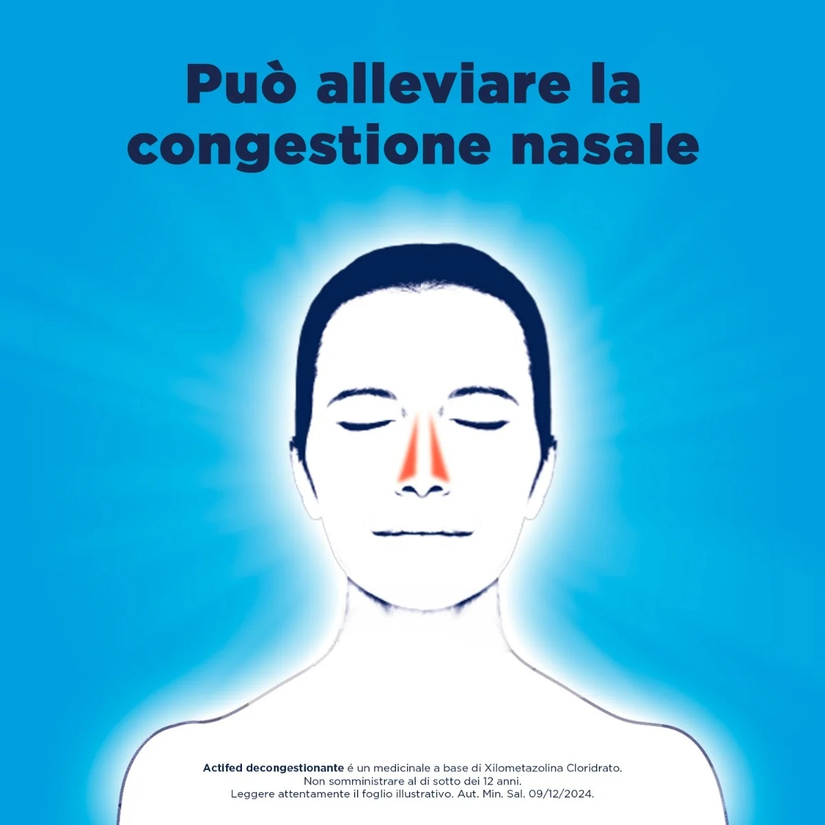 ACTILINE Actifed spray nasal 10 ml Descongestionante rinite e sinusite