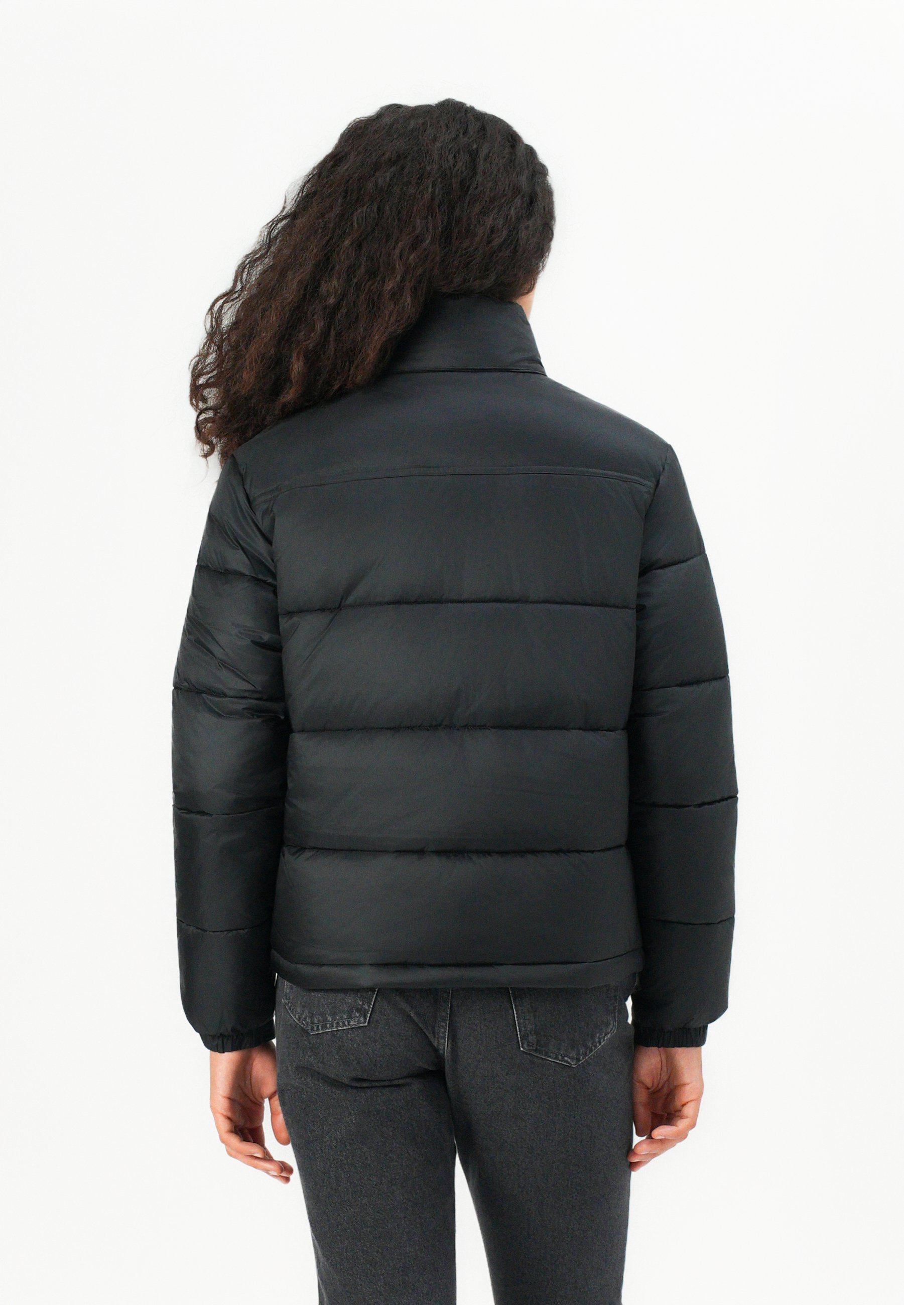 Tommy Jeans HOOD PUFFER - Winterjas - zwart
