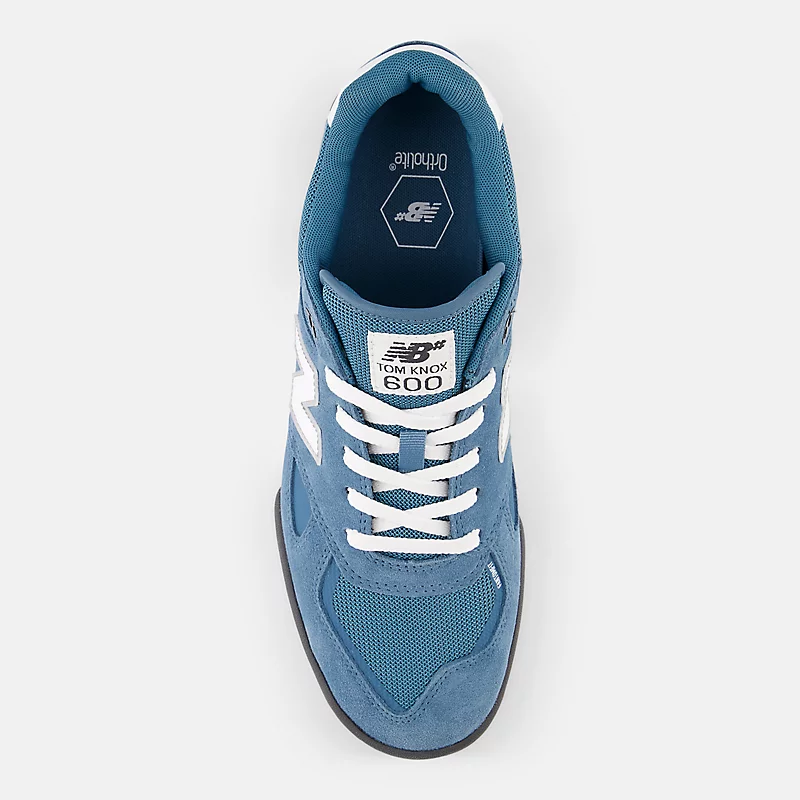 NB Numeric Tom Knox 600 T-shirt voor heren – Elemental Blue met wit