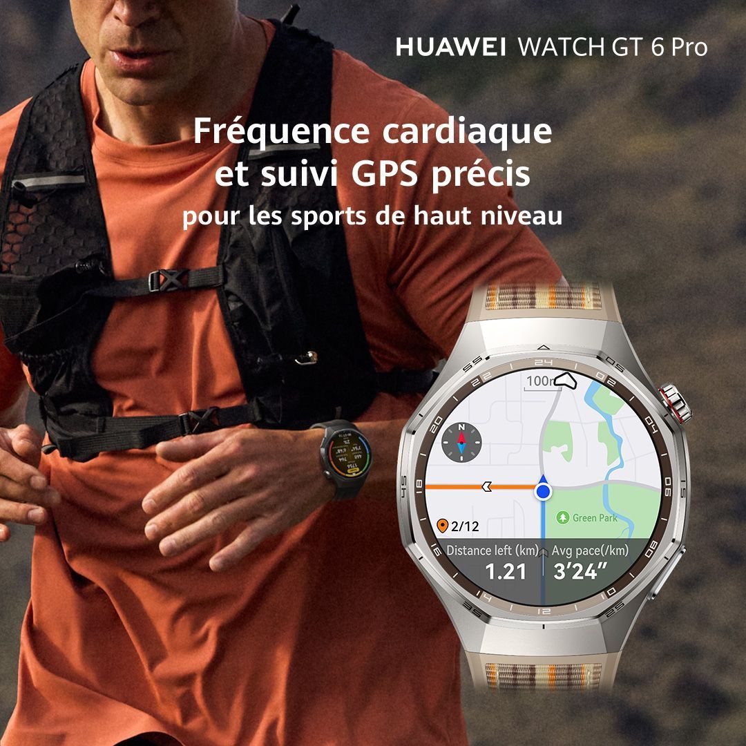 Smartwatch - HUAWEI - Watch GT6 PRO - 46 mm - Preto