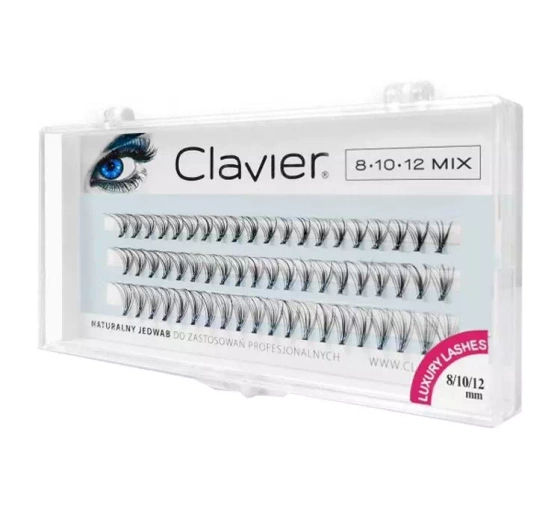 Clavier Classic Mix kępki sztucznych rzęs 8 10 12 mm