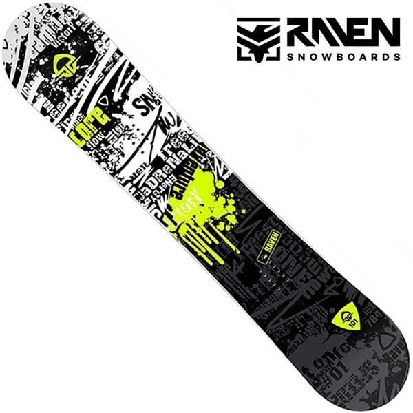RAVEN Junior Core Snowboard - Soft Flex, Full Rocker - Reverse Camber - True Twin Shape
