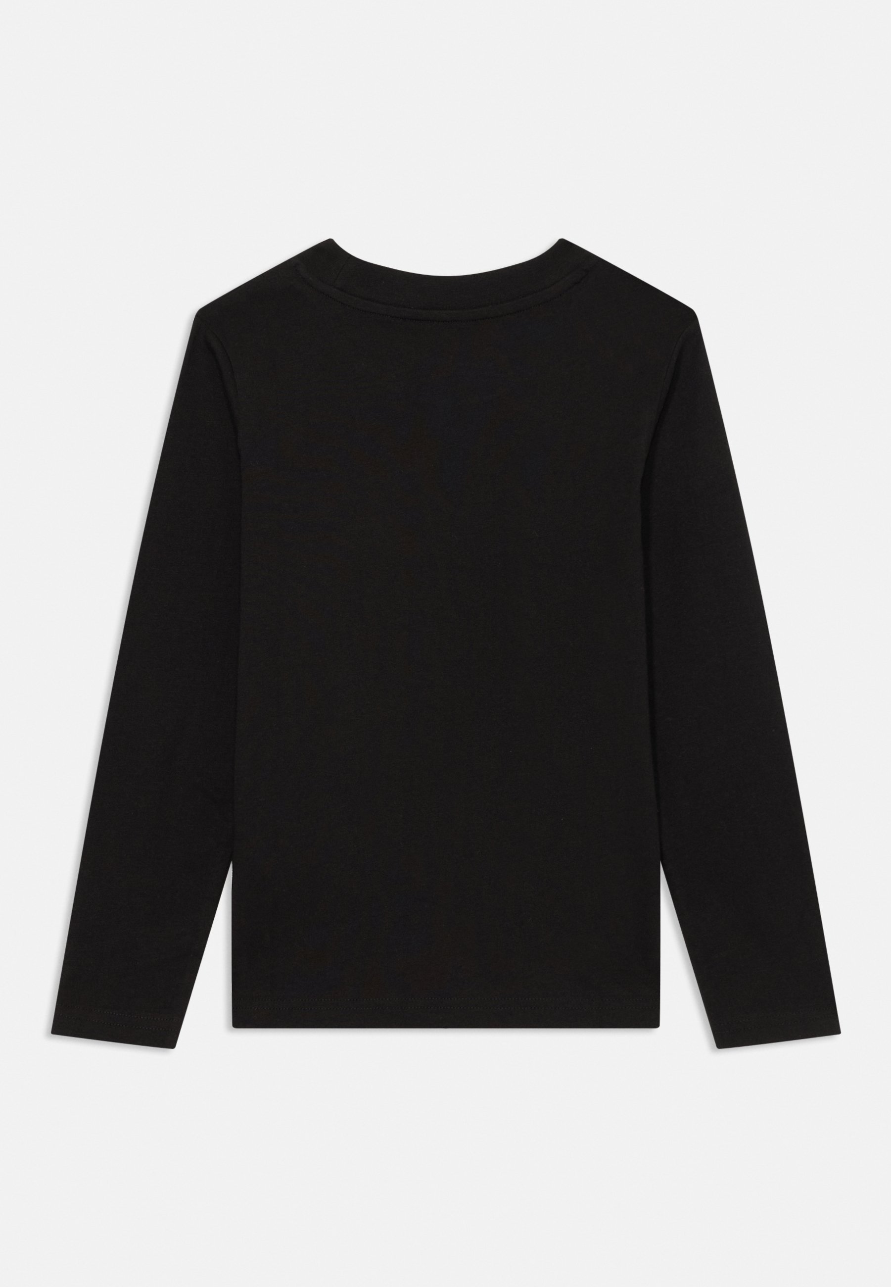 Jack & Jones Junior JCOGRID BRANDING T-shirt met ronde hals - Top met lange mouwen - zwart