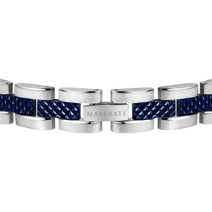 Bracelet - Maserati - JM419ASC02 - Stainless steel - Blue center - 21.5 cm