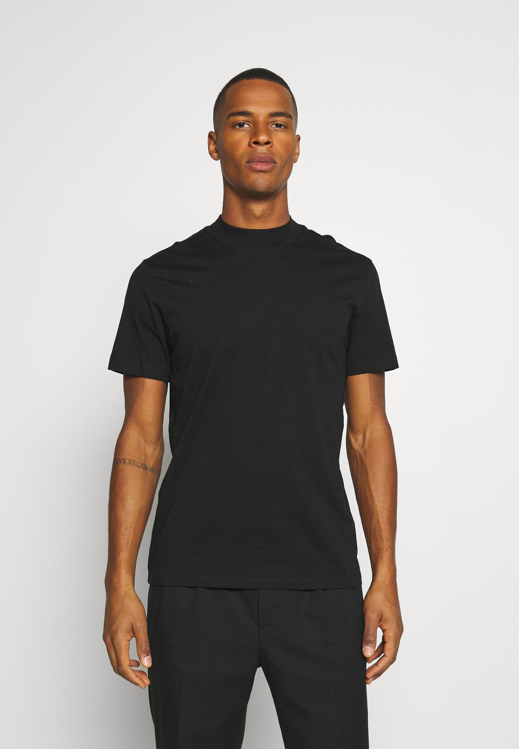 Jack & Jones PREMIUM JPRBLA BASIC TEE TURTLE 2-PACK - Basic T-shirt - wit/zwart