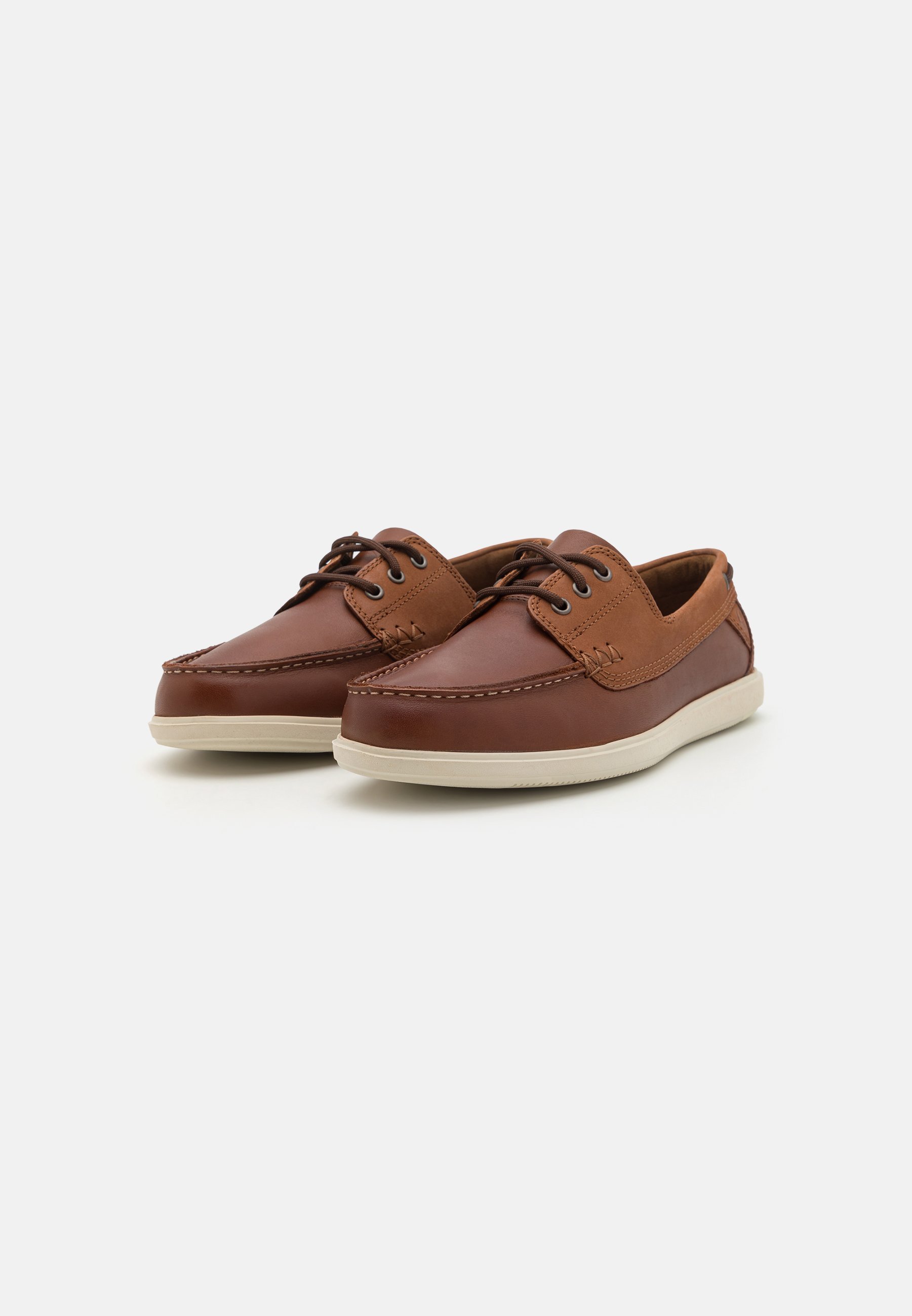 Clarks BRATTON - Chaussures bateau - marron foncé