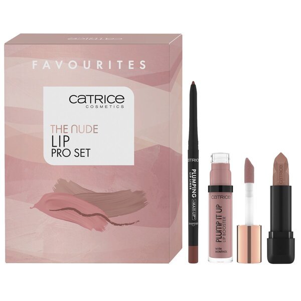 Sada na pery Catrice The Nude Lip Pro<br>3 kusy