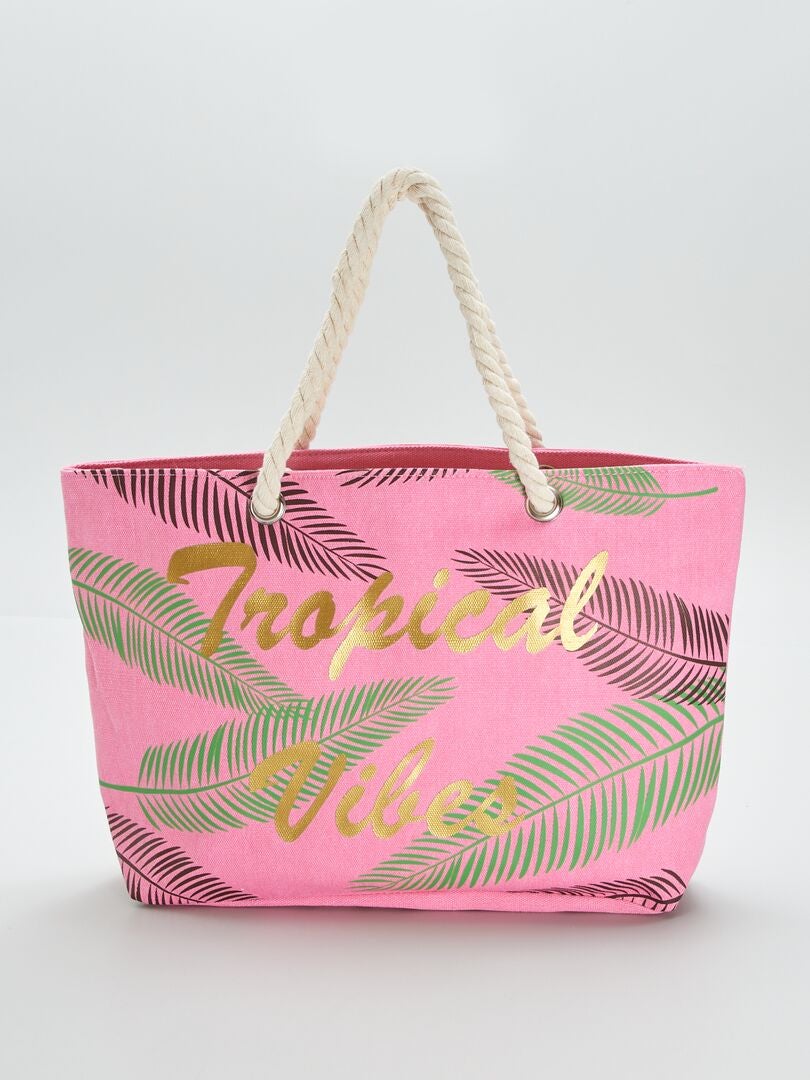 Bolsa de compras Tropical Vibes - ROSA