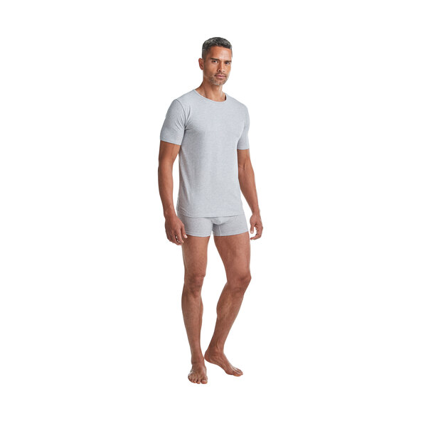 T-shirts, hvid/sort/grå, sæt med 3