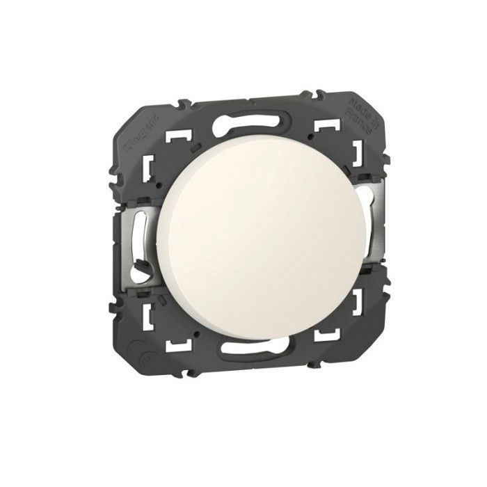 El paquete Legrand Dooxie incluye: 1 interruptor bidireccional blanco, 1 pulsador, 1 placa de cubierta 2P blanca