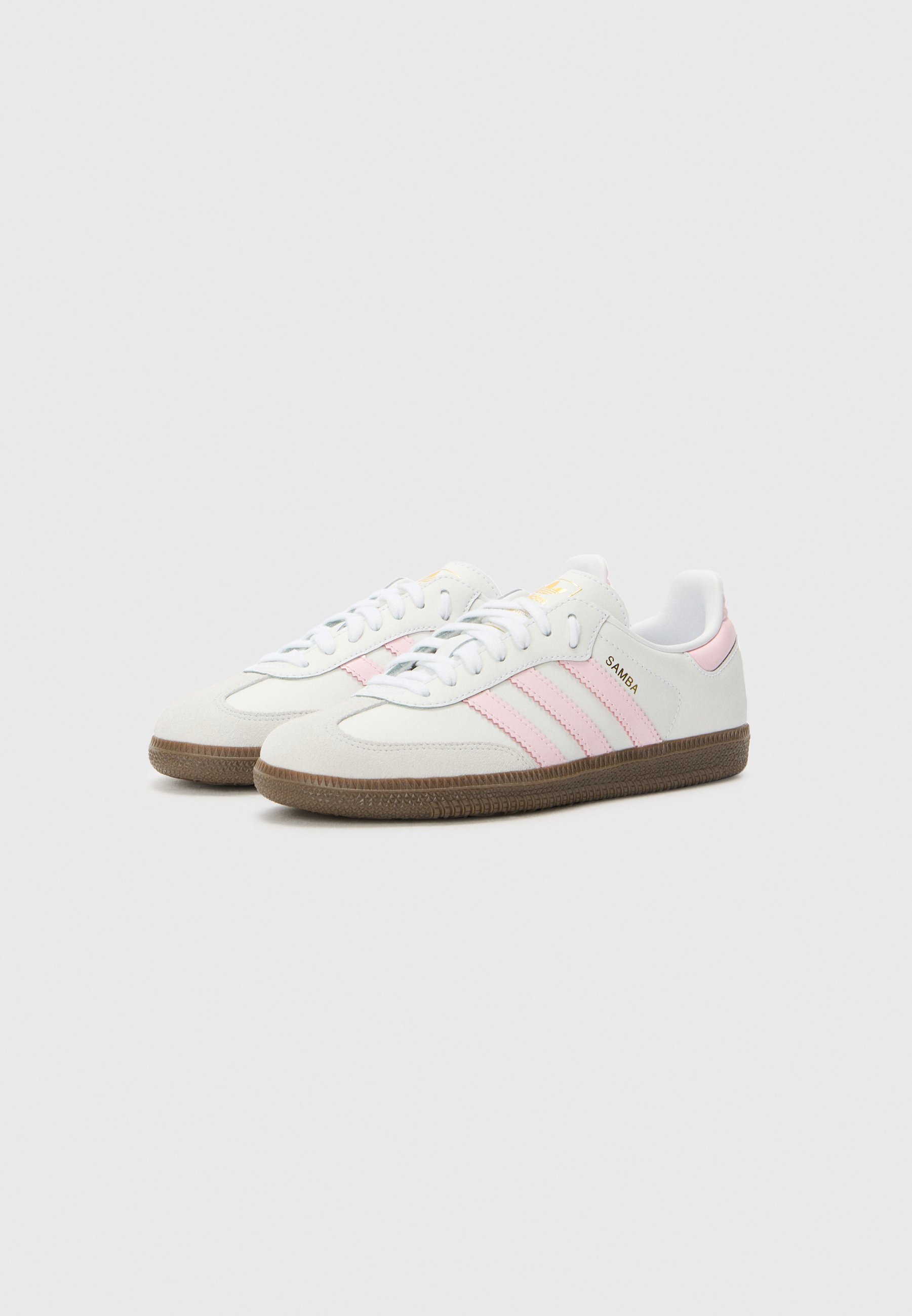adidas Originals SAMBA OG UNISEX - Sneakers - wit/transparant roze/gum