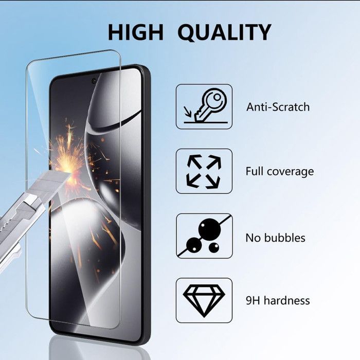 Pack of 2 Tempered Glass Screen Protectors for Xiaomi 14T/Xiaomi 14T Pro. Transparent Screen Protector - Anti-Scratch - Ultra Resistant 9H Hardness