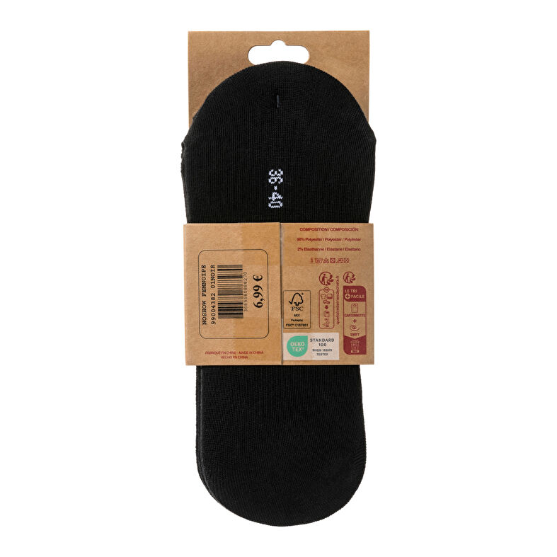 Calcetines y medias negras para mujer