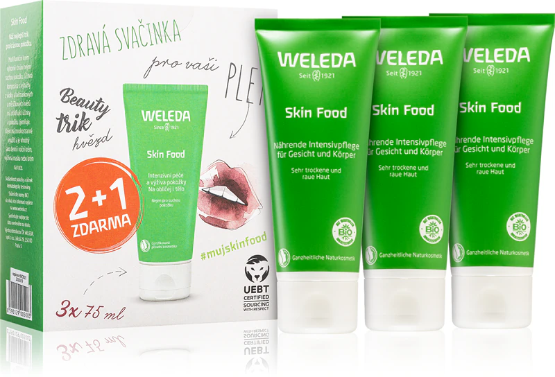 Creme nutritivo universal Weleda Skin Food com ervas para pele muito seca