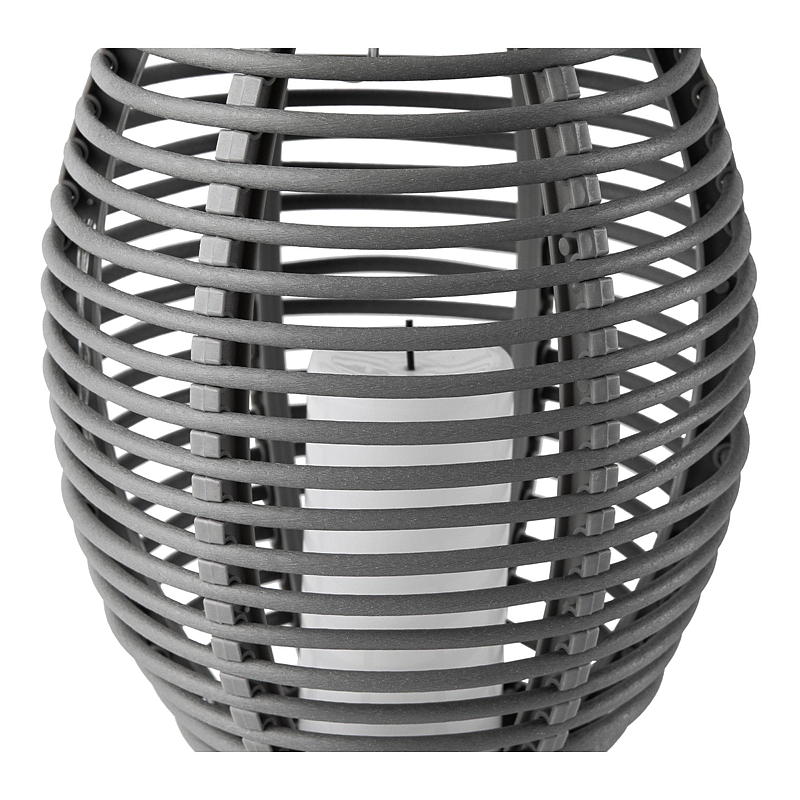 Lanterna Light IT 26 cm, in rattan, a energia solare