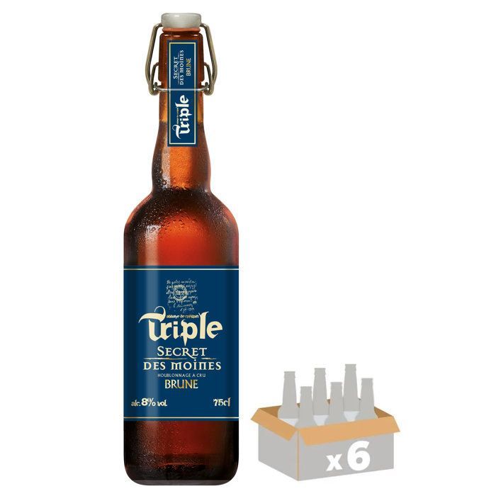 Triple Secret des Moines Brune - Cerveza Marrón - 6 botellas x 75 cl