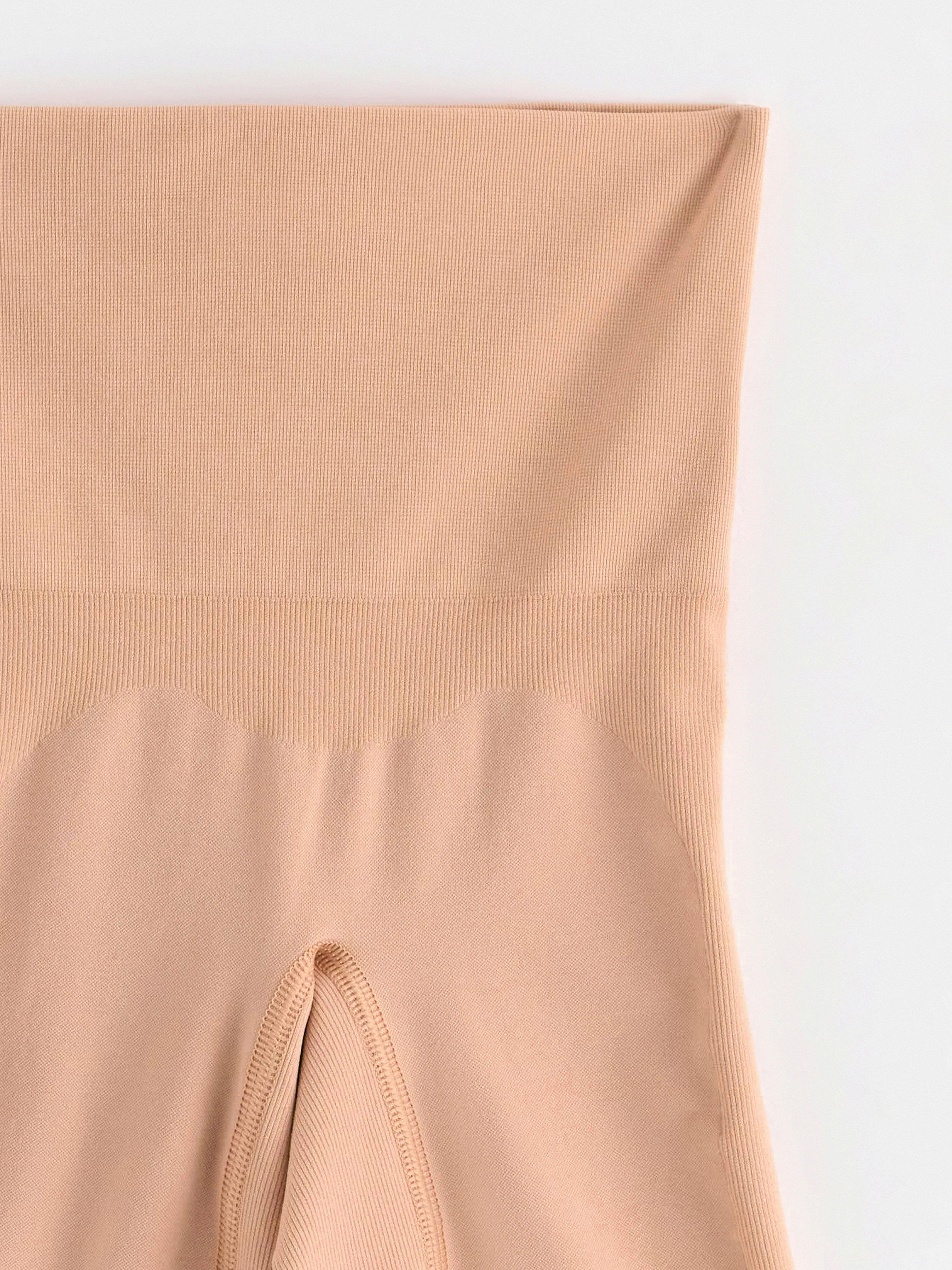 Slip cycliste gainant à maintien moyen Beige