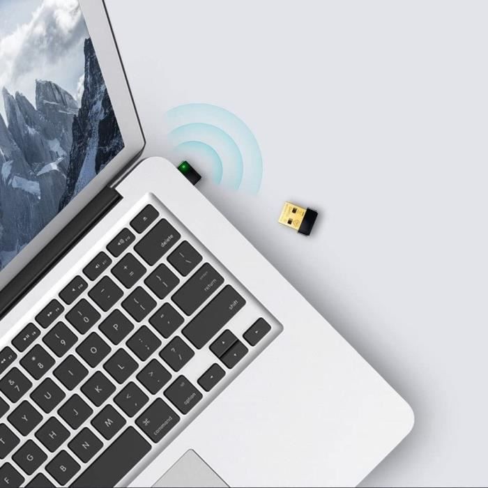 Adaptador WiFi potente N150 Mbps - TP-Link TL-WN725N - compatible con Windows 11/10/8.1/8/7/XP/Vista, Mac OS X 10.9-10.13, Linux