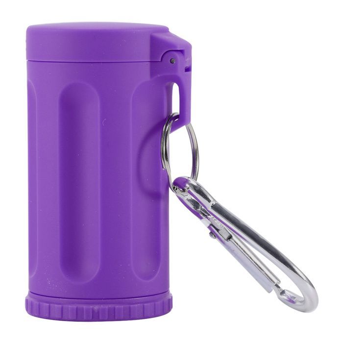 Portable plastic travel ashtray for car, cigarette cup holder, smoking accessories, purple