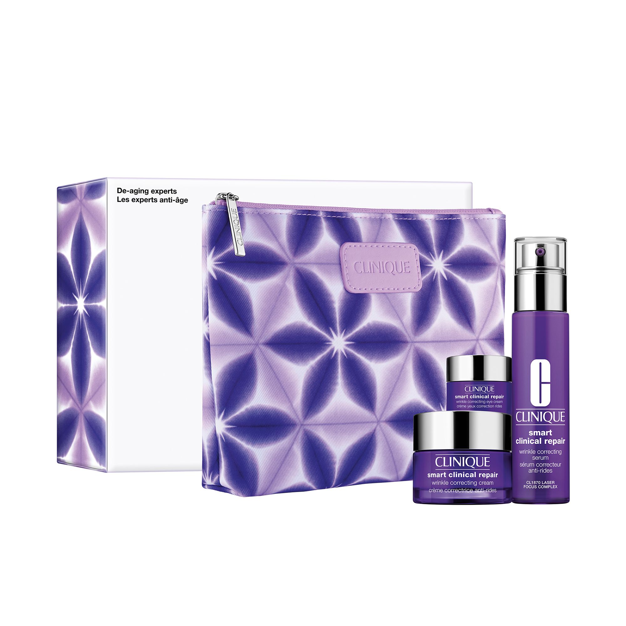 Poklon set protiv starenja: Smart Serum, Smart Cream i Smart Eye Contour Cream u putnoj veličini Luksuzni poklon setovi
