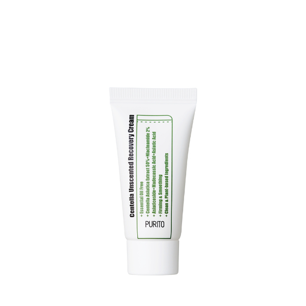 Purito Centella Ongeparfumeerde Herstelcrème mini 12ml