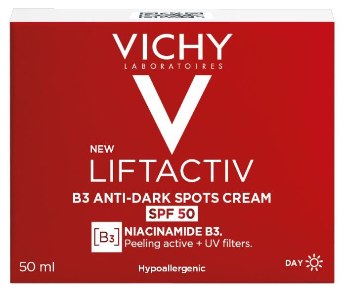 Denný krém Liftactiv B3 proti tmavým škvrnám SPF50 Krémy proti tmavým škvrnám