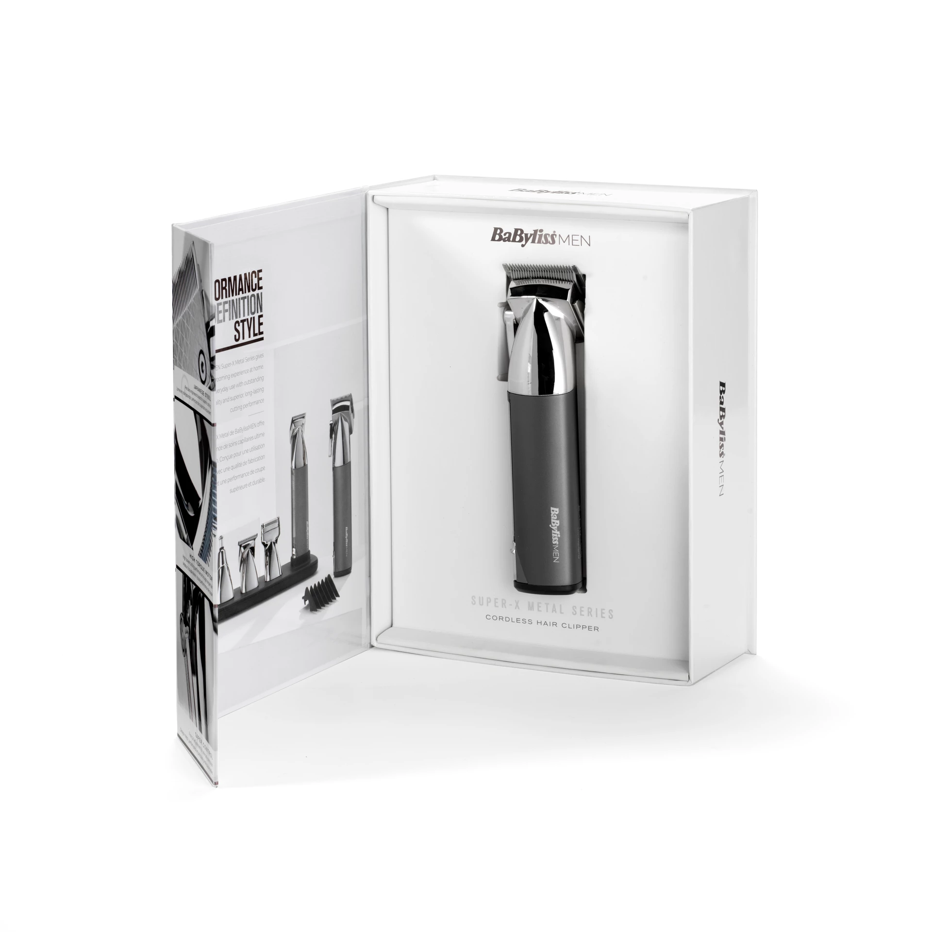 Super X metalna mašinica za šišanje kose, kromirana - Babyliss