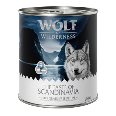 Wolf of Wilderness „Der Geschmack von“ Sparpackung 24 x 800 g