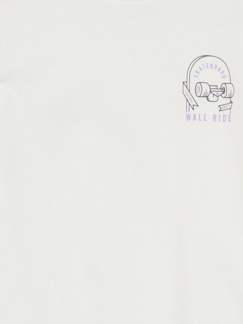 Långärmad t-shirt i jersey-modell med 3 stycken - LILA