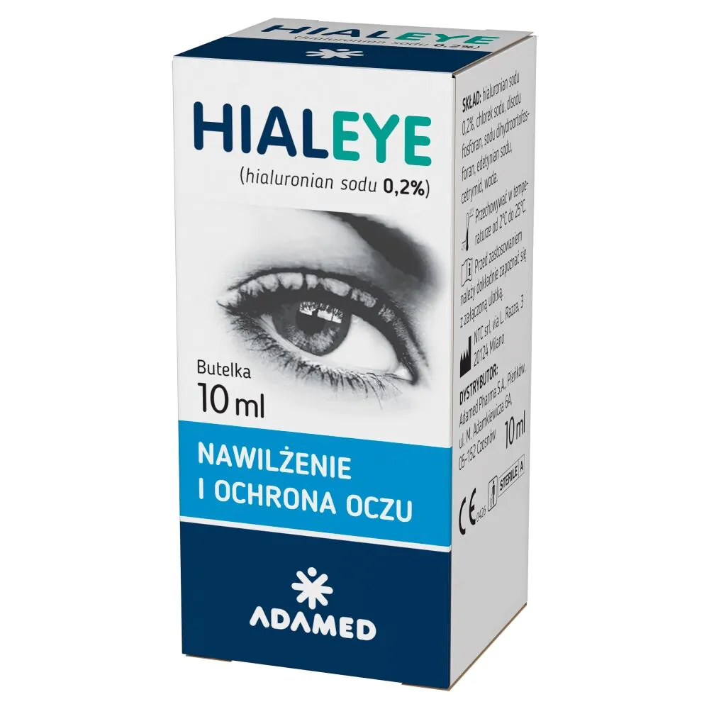 Hialeye 0,2%, Nawilżające krople do oczu