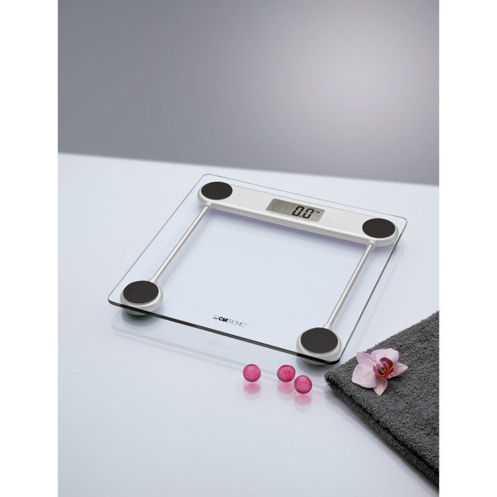 Bilancia pesapersone digitale - BOMANN - PW 1417 CB - Portata 150 kg - Incrementi di 100 g - Display LCD