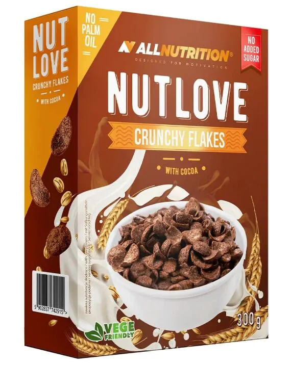 Allnutrition Nutlove Crunchy Flakes with cocoa