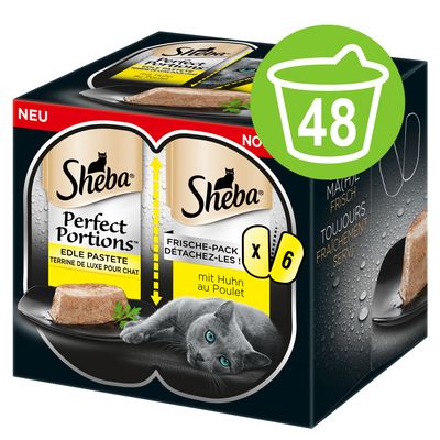 Sheba Perfect Portions Sparpackung 48 x 37,5 g