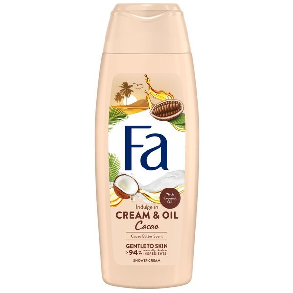 Fa krema za tuširanje s kakao maslacem i kokosovim uljem, 250 ml
