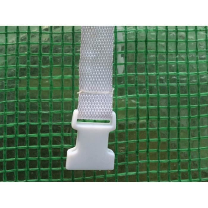 Serre de Jardin - PE armé - 24m² - Vert - Protection anti-UV