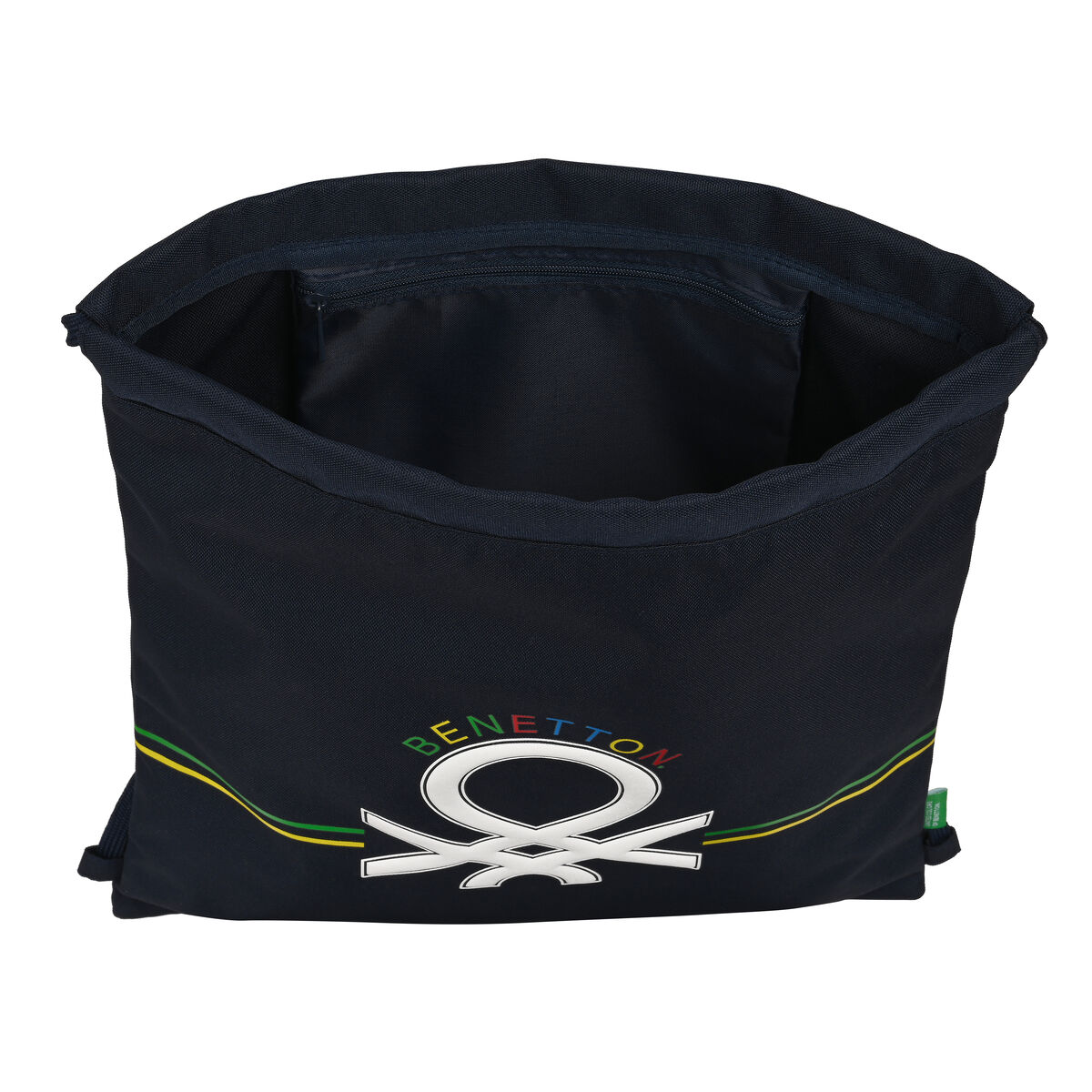  Bolsa Mochila z Cuerdas Benetton Sixties