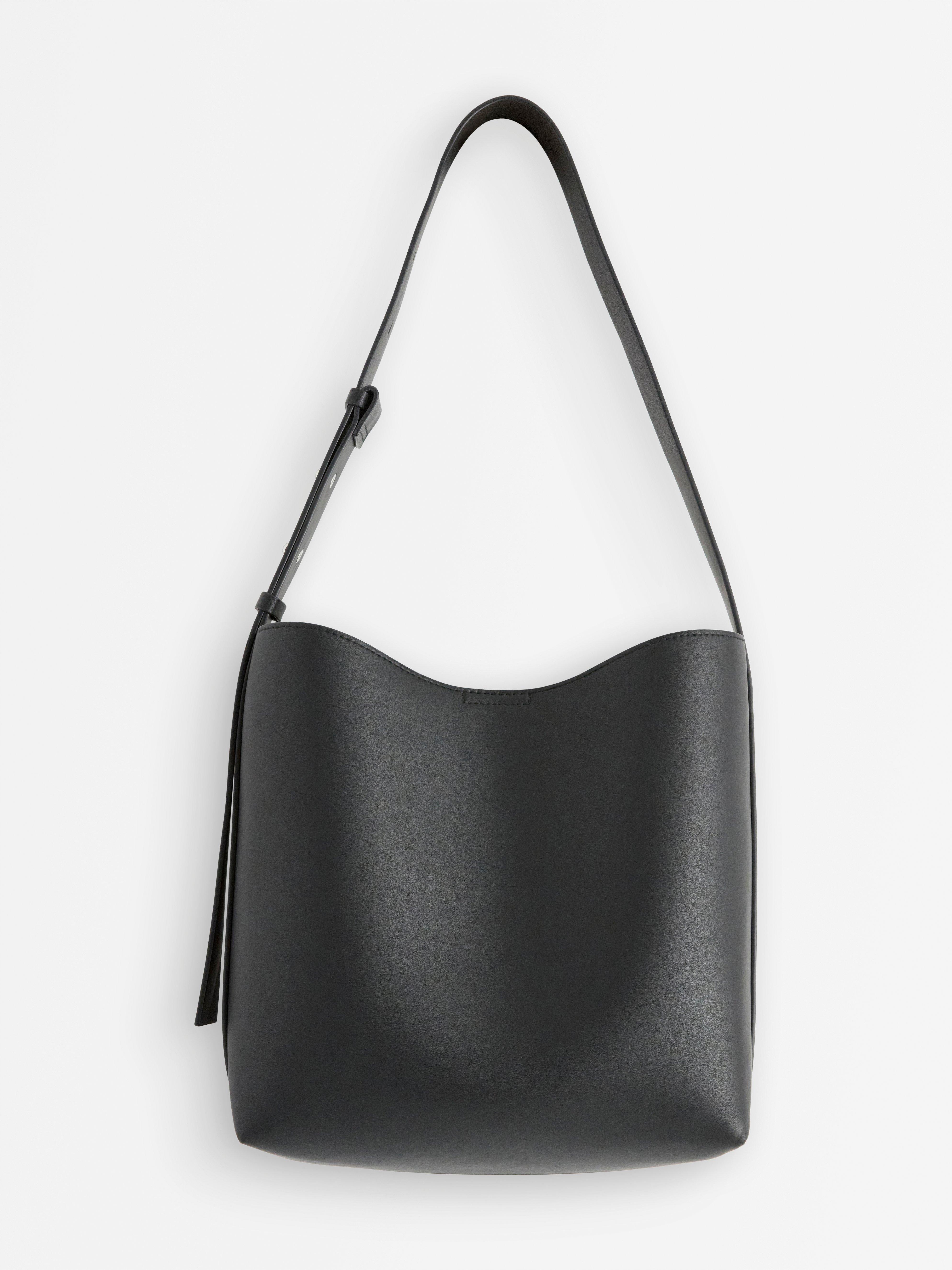Bolsa de ombro grande preta