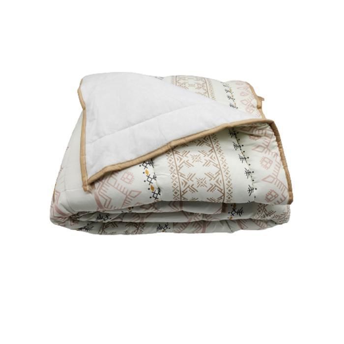 Couette légère Nat géo / Non tissé blanc - 1 ou 2 personnes 200 x 200 - MORTREUX