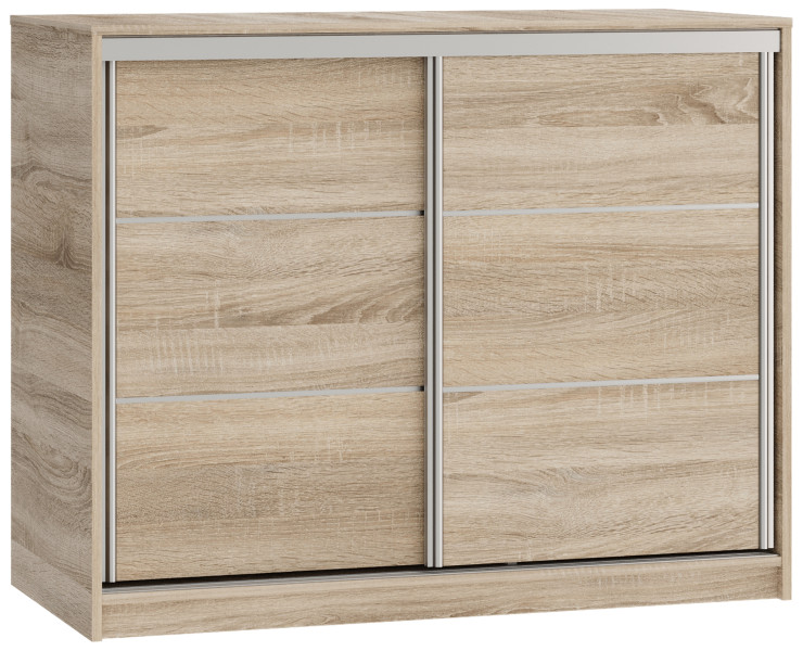Komoda z drzwiami przesuwnymi 120 cm TOP dąb sonoma