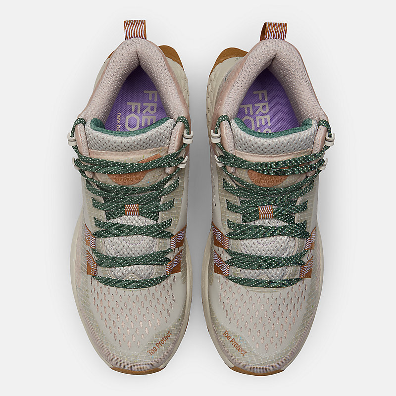 Damskie buty Fresh Foam X Hierro Mid - Timberwolf fra glinką