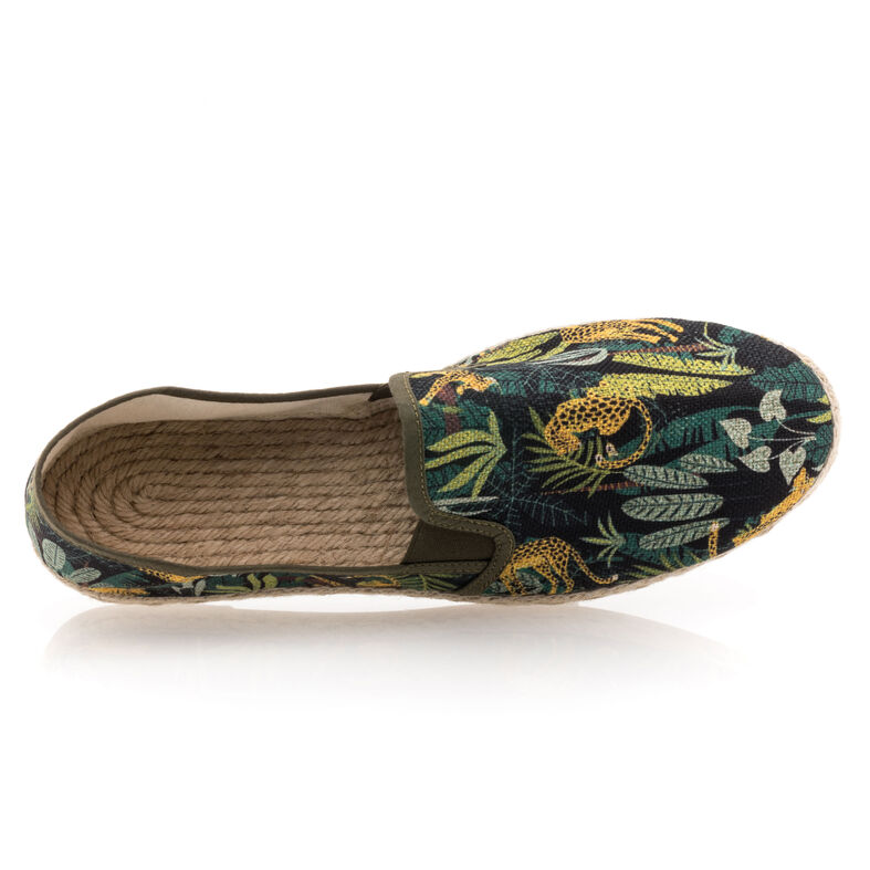 Svarta espadriller med repsulor för män
