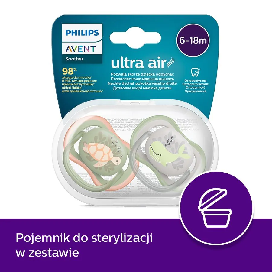 Avent Smoczek Ultra Air 6-18m