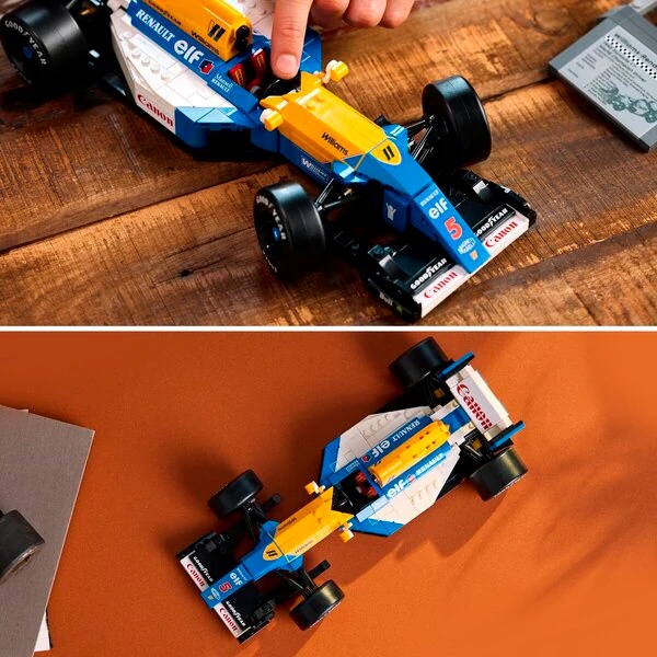 LEGO Icons 10353 Williams Racing FW14B un Naidžels Mansels<br>