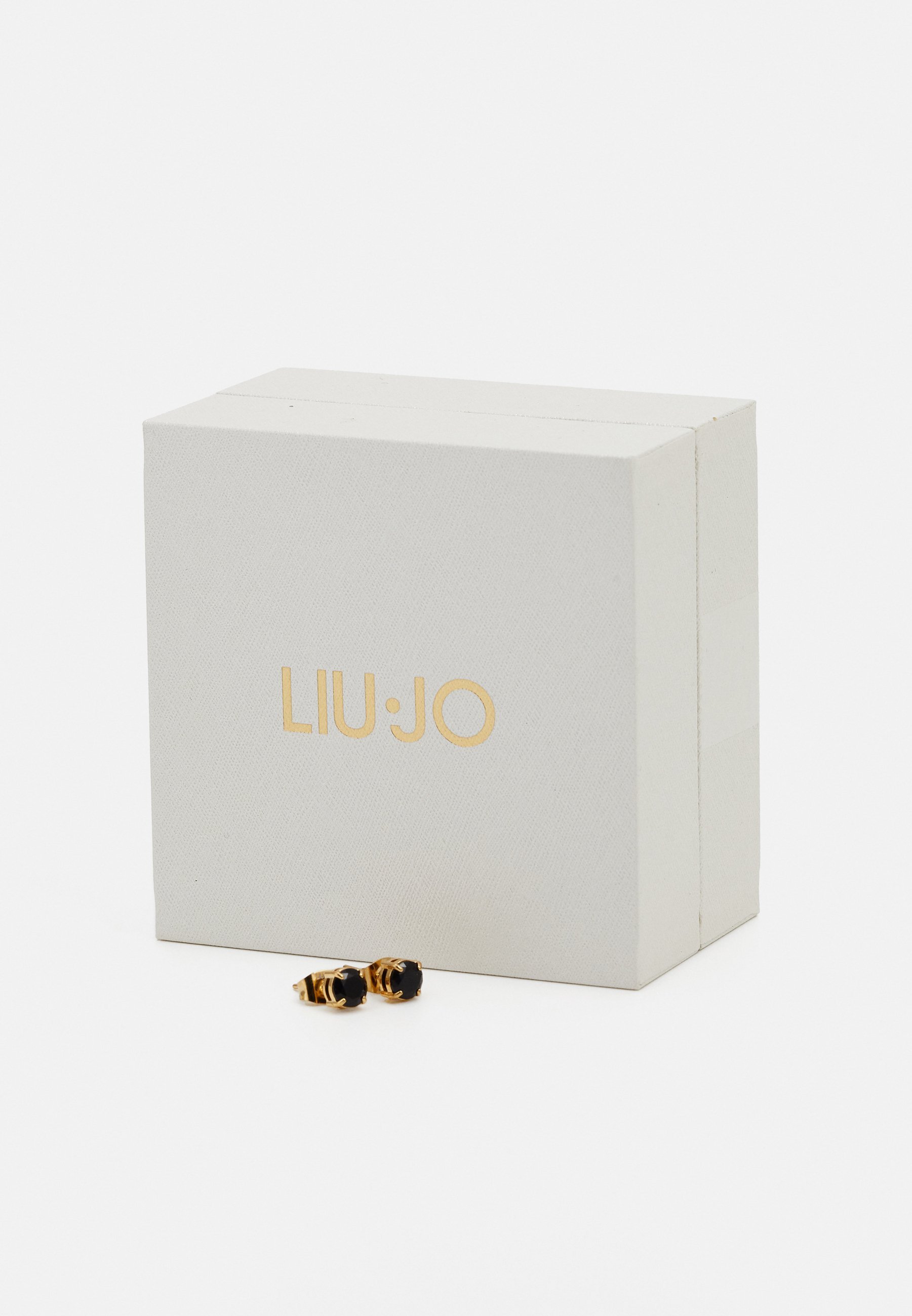 LIU JO EARRINGS ESSENTIAL - Kolczyki - kolor złoty/czarny
